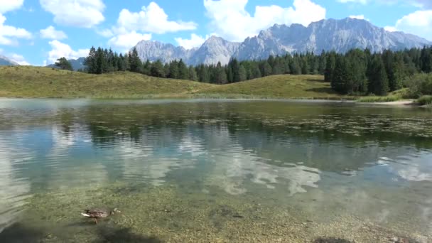 Karwendel Cadena Montañosa Más Grande Los Alpes Calizos Del Norte — Vídeos de Stock