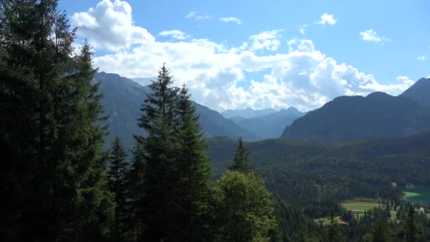 Karwendel Největší Pohoří Severních Vápencových Alp — Stock video