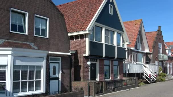 Volendam Piccolo Villaggio Nel Distretto Nordholland Paesi Bassi — Video Stock