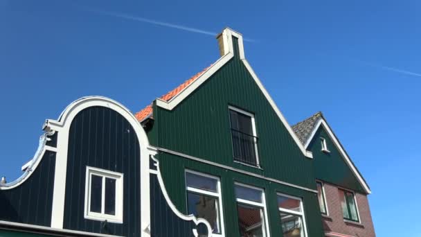 Φόλενταμ Είναι Ένα Μικρό Χωριό Στην Επαρχία Nordholland Ολλανδία — Αρχείο Βίντεο