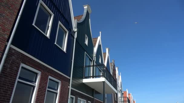 Volendam Uma Vila Localizada Distrito Nordholland Países Baixos — Vídeo de Stock