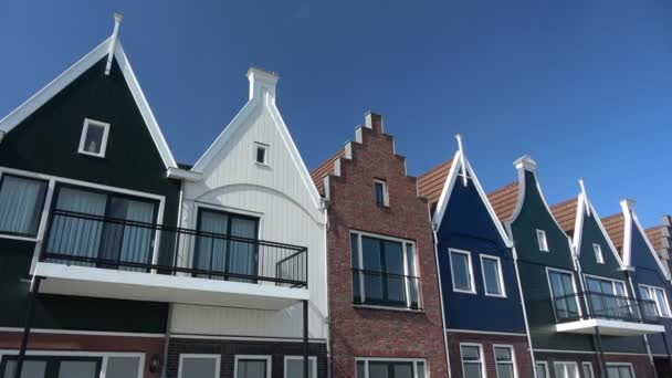 Volendam Een Dorp Het District Nordholland Nederland — Stockvideo