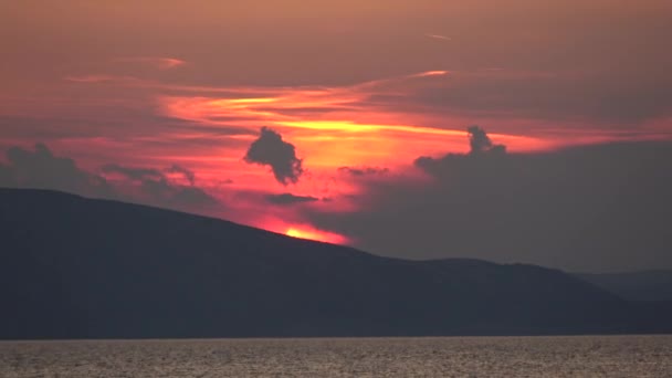 Senj Casco Antiguo Costa Alta Del Adriático Croacia Símbolo Ciudad — Vídeo de stock