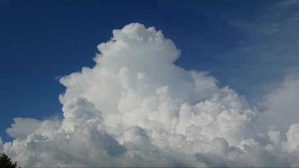 Video Van Snelle Beweging Van Onweer Wolken Kroatië — Stockvideo