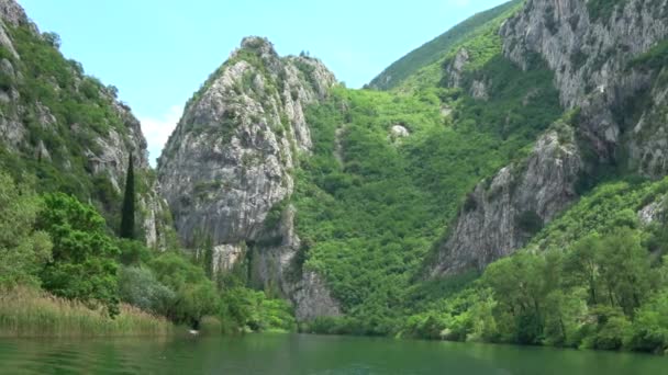 Cetina Ist Ein Fluss Südkroatien Und Fließt Die Adria — Stockvideo