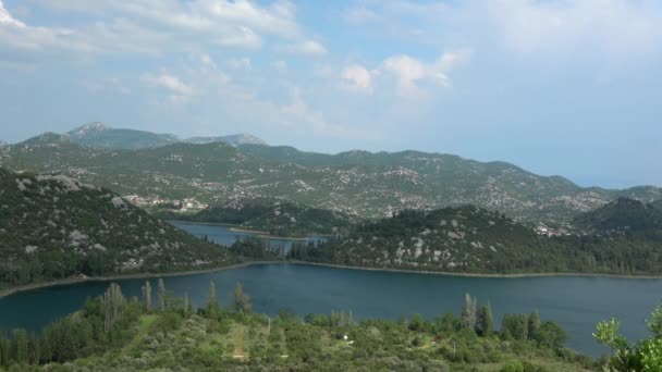 Les Lacs Bacina Sont Situés Dalmatie Croatie Les Lacs Sont — Video