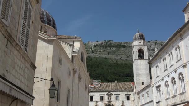 Dubrovnik Este Oraș Croat Marea Adriatică Este Una Dintre Cele — Videoclip de stoc
