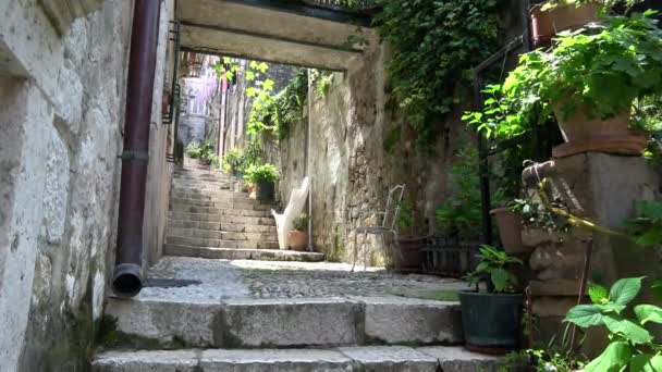 Dubrovnik Adriyatik Denizi Üzerinde Hırvat Bir Şehirdir Akdeniz Önemli Turistik — Stok video