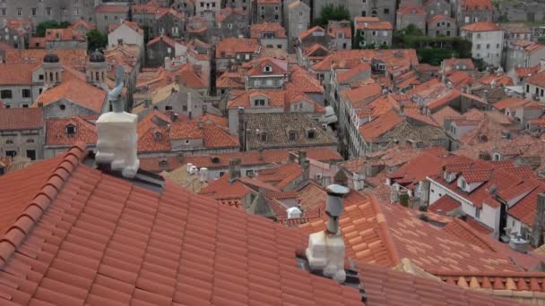 Дубровник Хорватский Город Адриатическом Море Одно Самых Известных Туристических Направлений — стоковое видео
