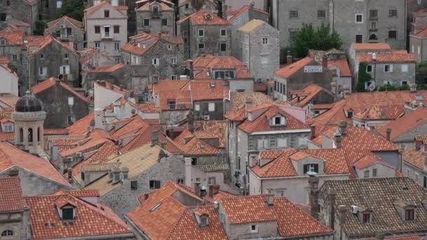 杜布罗夫尼克是克罗地亚亚得里亚海上的一座城市 它是地中海最著名的旅游目的地之一 — 图库视频影像