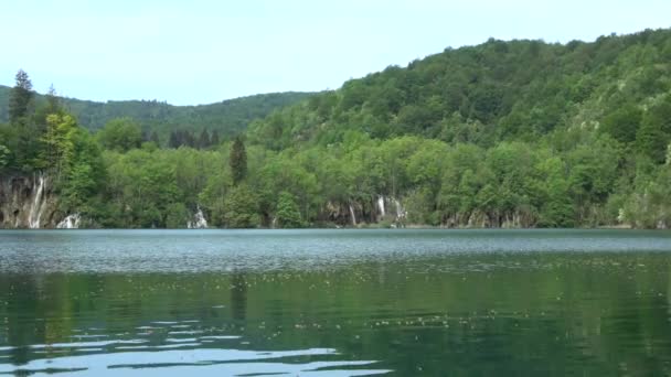 Parque Nacional Los Lagos Plitvice Uno Los Parques Nacionales Más — Vídeos de Stock