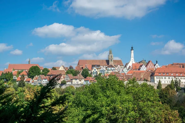 Rothenburg Der Tauber Adalah Sebuah Kota Distrik Ansbach Mittelfranken Franken — Stok Foto