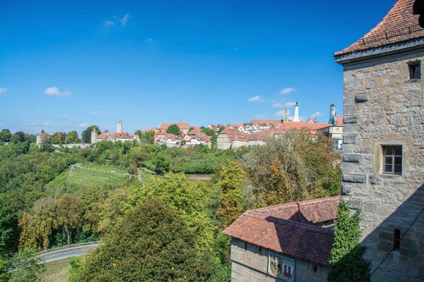 Rothenburg Der Tauber Een Gemeente Duitse Deelstaat Beieren Gelegen Landkreis — Stockfoto