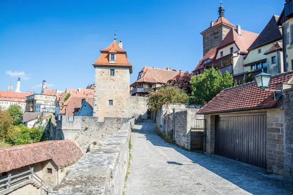 Rothenburg Der Tauber Een Gemeente Duitse Deelstaat Beieren Gelegen Landkreis — Stockfoto