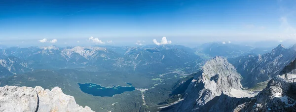 Eibsee Bavyera Almanya Garmisch Partenkirchen Güneybatısında Zugspitze Dibinde Bir Göldür — Stok fotoğraf