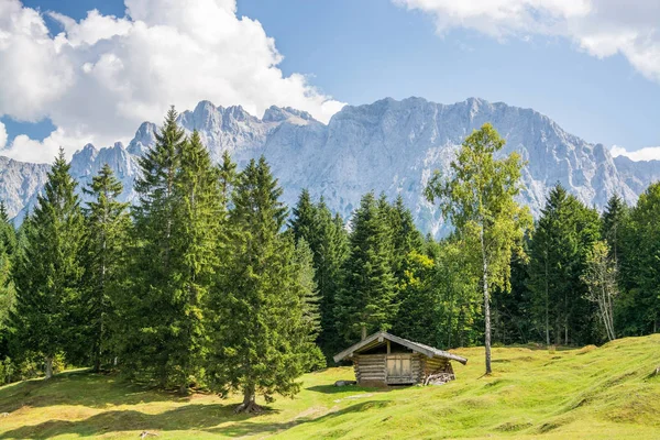 Das Karwendel Ist Das Größte Gebirge Der Nördlichen Kalkalpen Mittenwald — Stockfoto