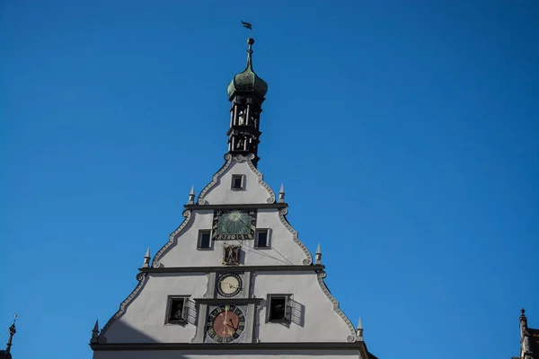 Rothenburg Der Tauber Município Alemanha Localizado Distrito Ansbach Estado Mittelfranken — Fotografia de Stock