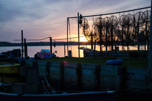 Een Vis Val Een Stationaire Val Gebruikt Voor Visserij — Stockfoto