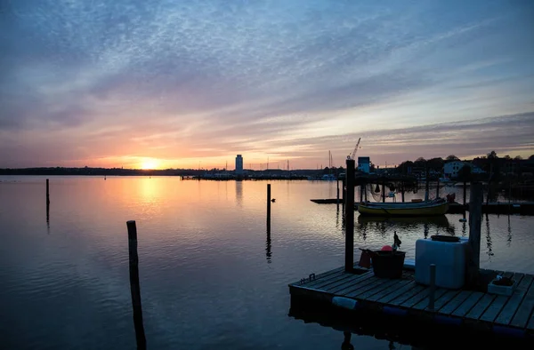 Sleswick Adalah Sebuah Kota Bagian Timur Laut Schleswig Holstein Jerman — Stok Foto