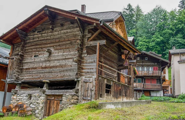 Leukerbad Obec Maďarsku Valais Švýcarsku — Stock fotografie