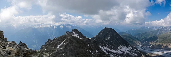 Glaciar Aletsch Glaciar Más Grande Del Este Los Alpes Berneses —  Fotos de Stock