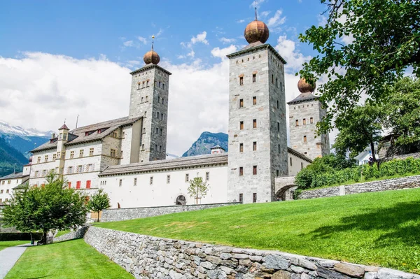 Stockalpera Jest Budować Zamek Między 1651 1671 Brig Glis Szwajcaria — Zdjęcie stockowe