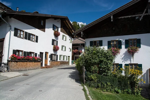 Mittenwald Adalah Sebuah Munisipalitas Jerman Distrik Garmisch Partenkirchen Bayern — Stok Foto