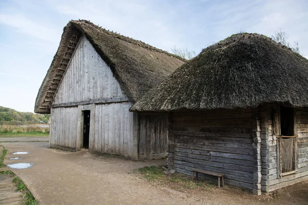 Hedeby Fue Importante Asentamiento Comercial Vikingo Danés Cerca Del Extremo — Foto de Stock