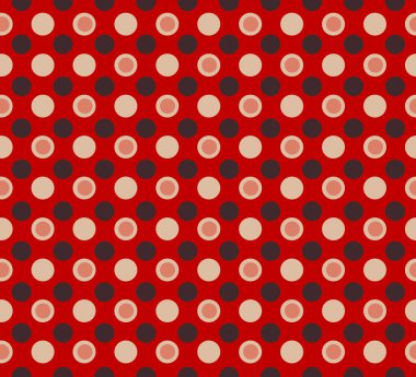 Renkli noktalı pürüzsüz desen