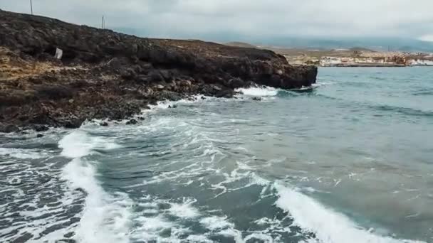 Vågor Havet Vid Stranden — Stockvideo