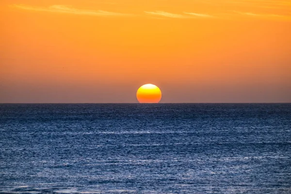 Momento Puesta Del Sol Perfecto Isla Tropical — Foto de Stock