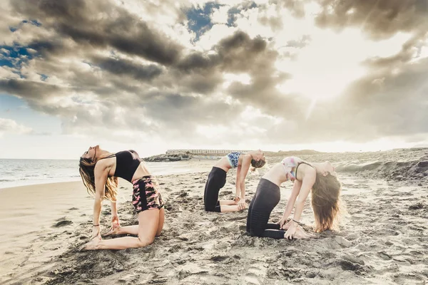 Scenic Färger Och Bakgrund För Pilates Och Yoga Hälsosam Sport — Stockfoto