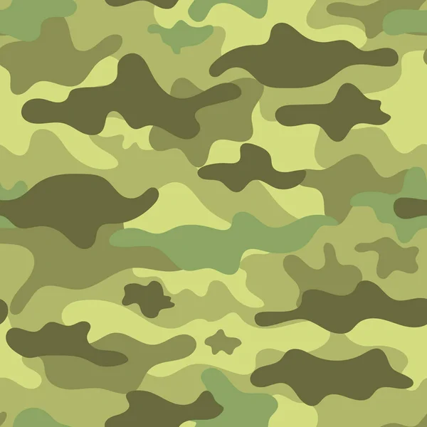 Motif Camouflage Vert Sans Couture — Image vectorielle