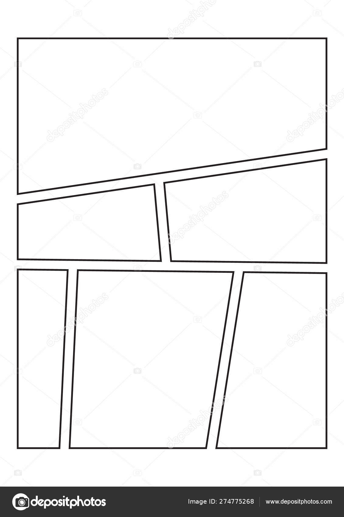 MANGA PAPER STORYBOARD: Manga Cartoon Paper