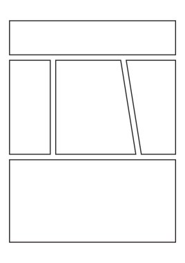 çizgi roman defteri sayfası