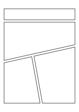 Çocuklar ve Yetişkinler için Boş Çizgi Roman ve Sketchbook Comics ve Dergi Çizmek için