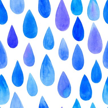 Suluboya damlaları ile kusursuz desen