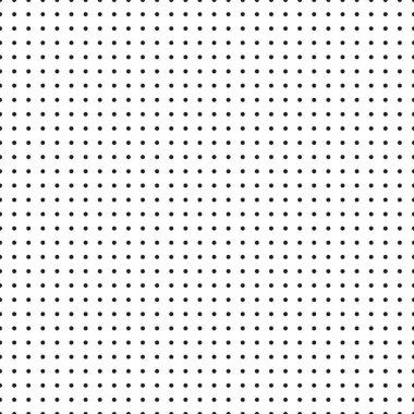 Noktalı siyah-beyaz desenli. Memphis tarzı tasarım