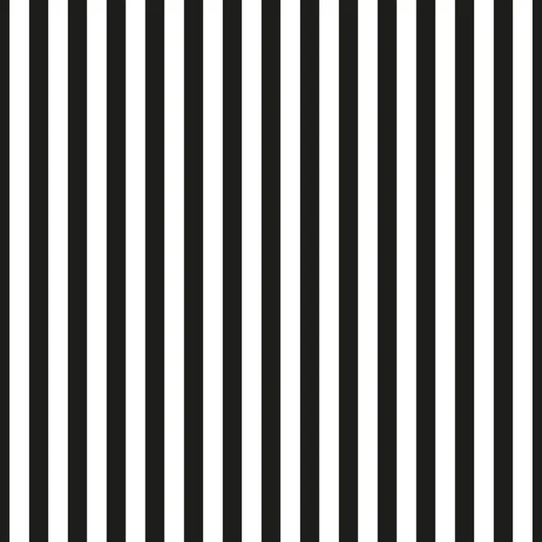Black White Vertical Striped Seamless Pattern — Stock Vector
