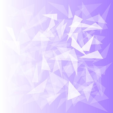 yarı saydam üçgenler ile mor arka plan