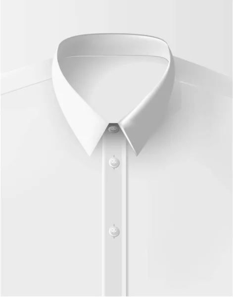 Camisa Vector Dobrado Isolado Branco —  Vetores de Stock