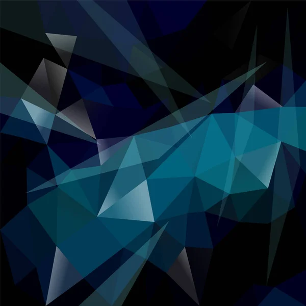 Fond Polygonal Dégradé Bleu Foncé — Image vectorielle