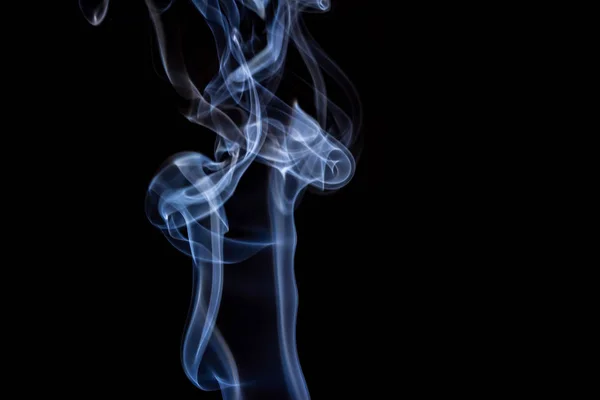 Πυκνός Καπνός Μαύρο Φόντο Απομονωμένες Φόντο Από Τον Καπνό Του — Φωτογραφία Αρχείου