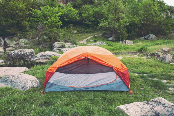 Tent Outdoor Recreation Active Way Life Travel — Stock Photo, Image