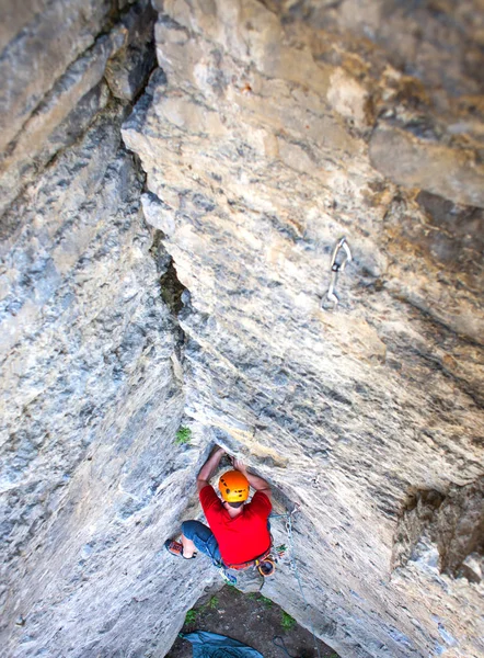 Сходження Шоломі Піднімається Вершину Гори Спортивні Заходи Природі — стокове фото