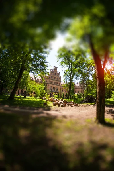 切尔尼夫齐国立大学 乌克兰的教育 漂亮的老建筑 切尔尼夫齐的景点 历史建筑 — 图库照片
