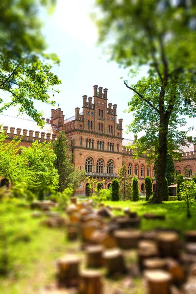 Tscherniwzi Nationale Universität Bildung Der Ukraine Schöner Altbau Sehenswürdigkeiten Von — Stockfoto