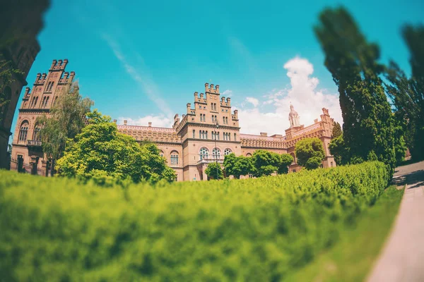 Tscherniwzi Nationale Universität Bildung Der Ukraine Schöner Altbau Sehenswürdigkeiten Von — Stockfoto