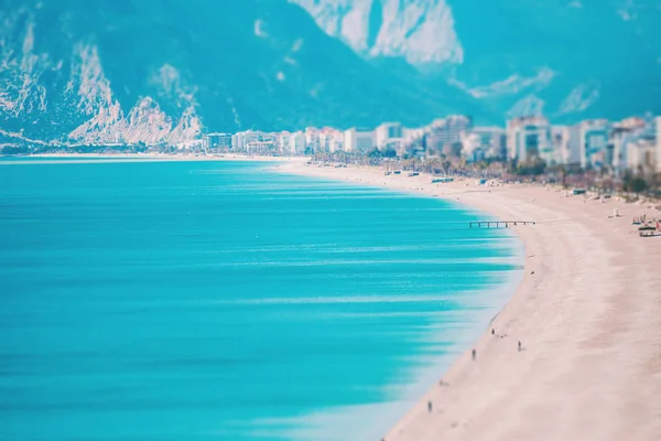 Praia em Antalya . — Fotografia de Stock