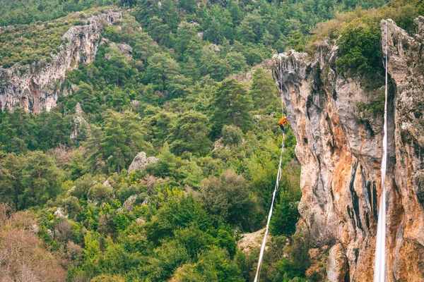 Highline dağlarda. — Stok fotoğraf